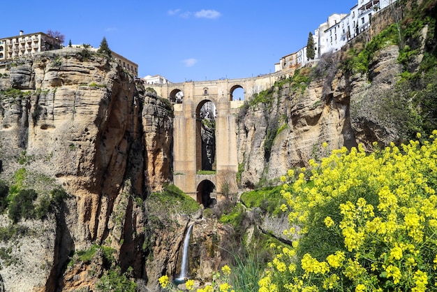 The spectacular New Bridge in the city of Ronda Built between 1751 and 1793 Ronda Malaga Spain