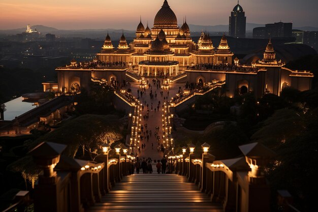 Spectacular staircases of majestic palaces grandeur captured