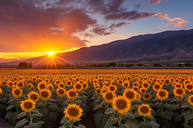 Spectacular Sunflower Vista photo