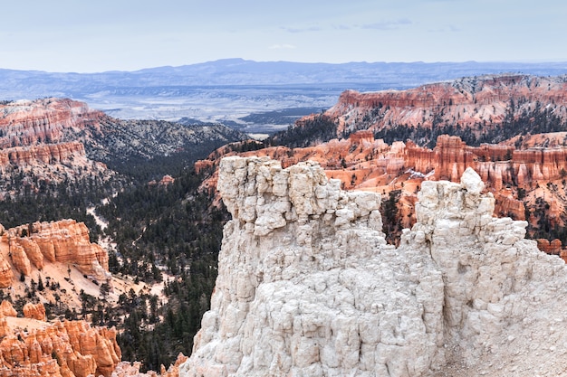 Spectacular View At The Cliffs In Bryce Canyon, Mountain Landscape