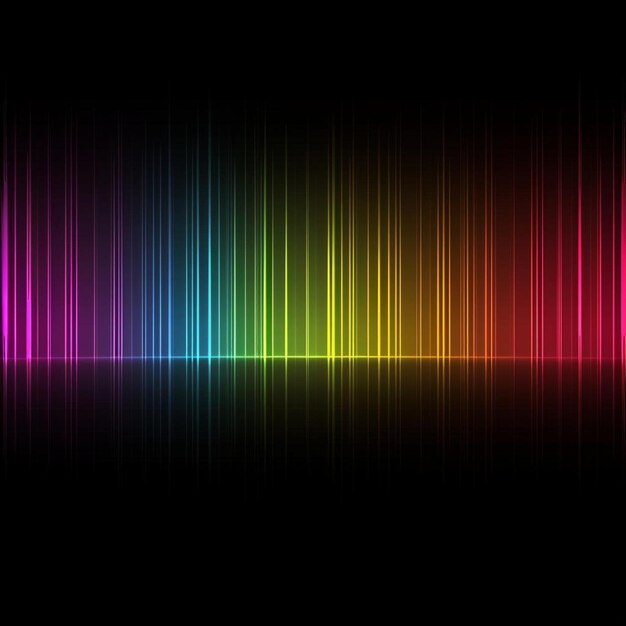 Spectrum Symphony Colorful Background Image