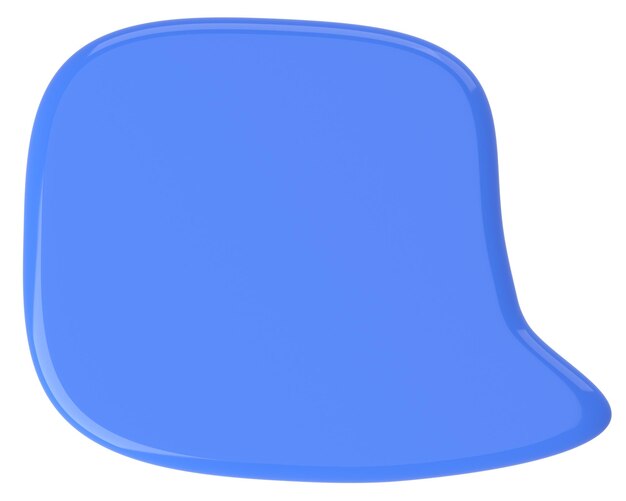 Speech bubble Chat bubble Text box 3D illustration