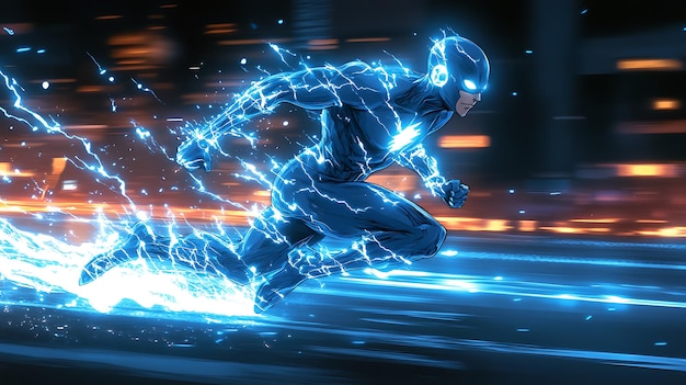 The Speedster Lightning Fast Hero