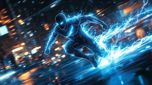 The Speedster Lightning Fast Hero