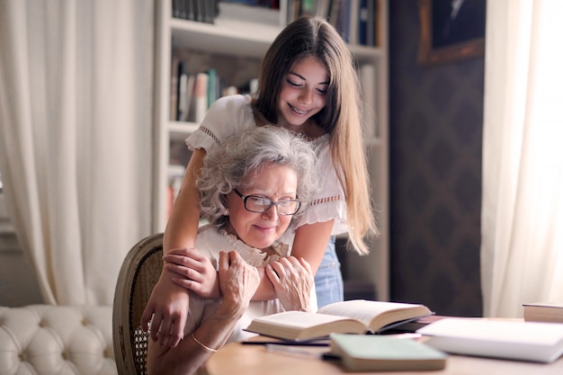 Spending time with Grandma