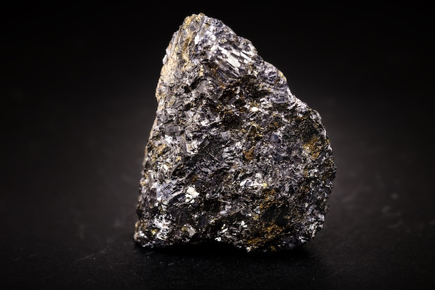 Sphalerite ore (ZnS), also called blend, main source of zinc sulfide