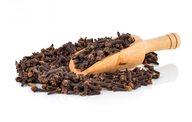 Spice cloves isolated