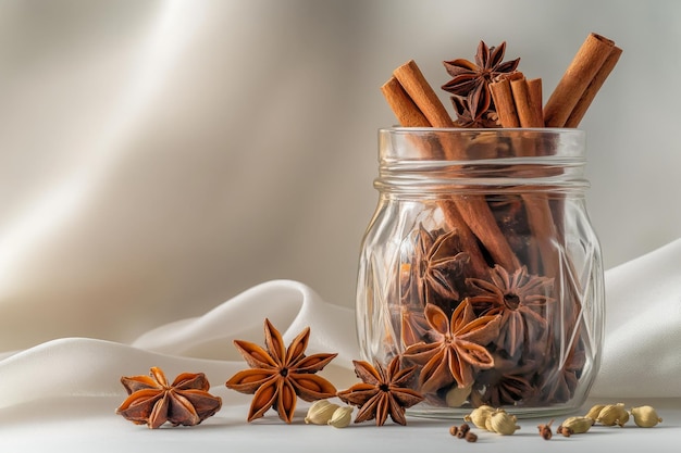 Spice Infusion in Glass Jar