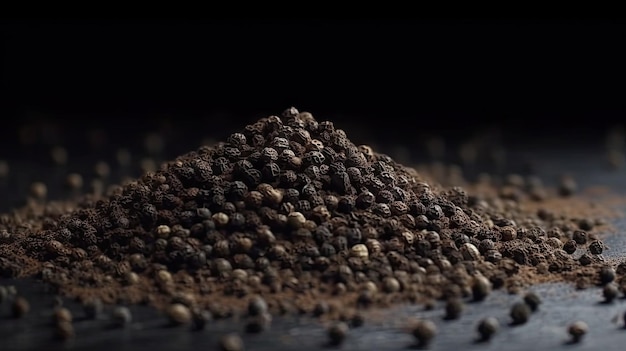 Spice up your designs with a black pepper background