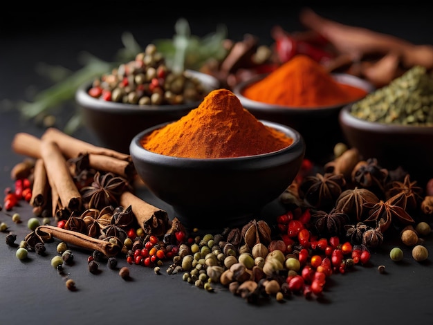 spices and herbs spices and herbs in a bowl