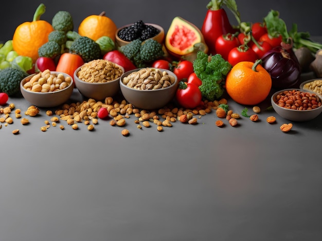 spices and vegetables on wooden table