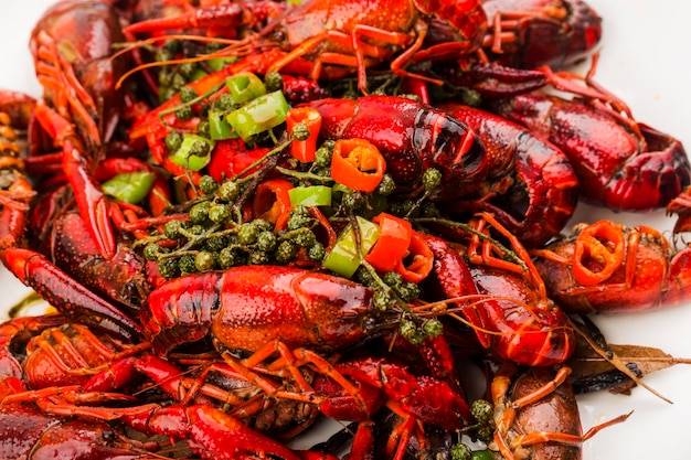 Spicy crayfish crawfish food Chinese food crustaceans Red crayfi