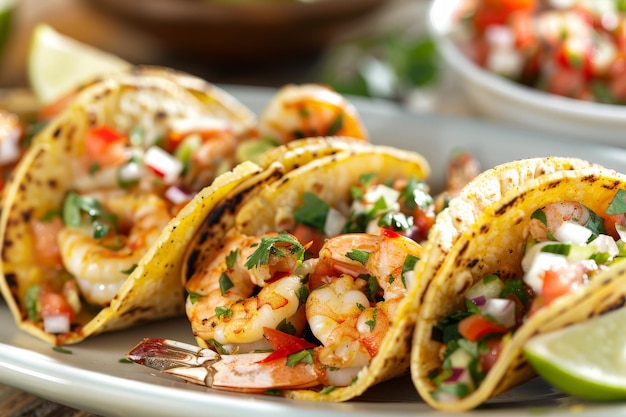 spicy and flavorful shrimp tacos