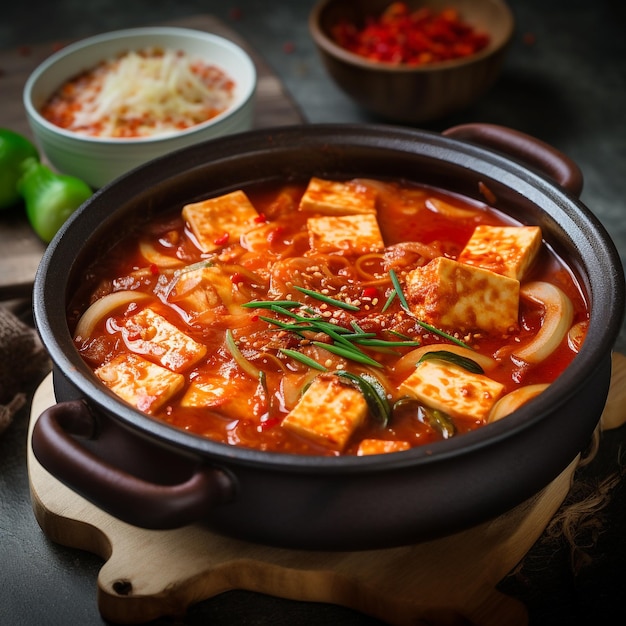 Spicy Korean Silken Tofu Stew Soondubu Jjigae recipe