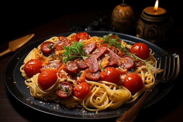 Spicy Sausage Pasta Bonanza Fiery Feasting