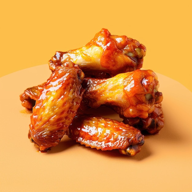 Spicy and Savory Honey Garlic Glazed Chicken Wings