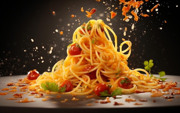 Spicy Spaghetti Spectacle A Flavorful Delight Generative By Ai