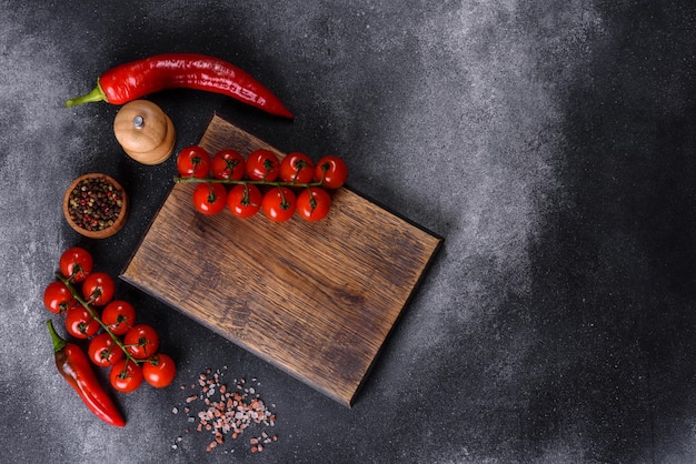 Spicy sweet tomato sauce with garlic pepper and herbs in a glass jars