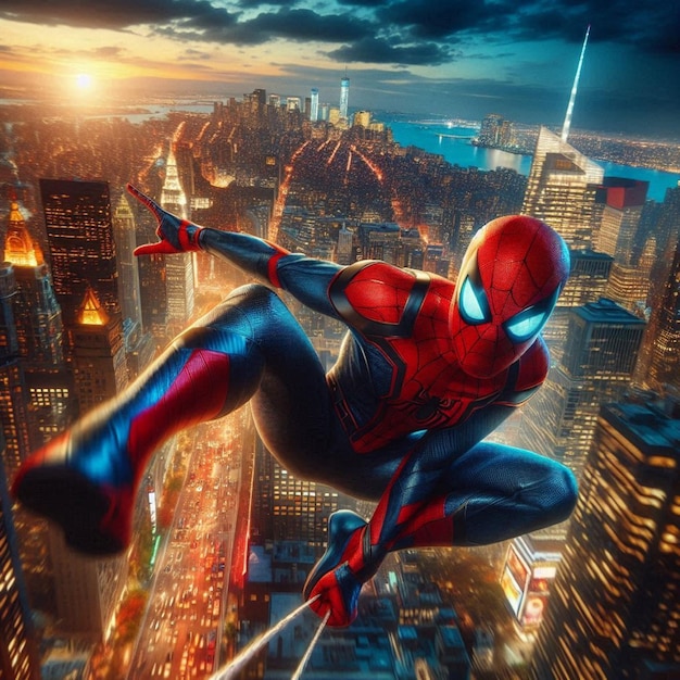 spider man on the movie wallpaper hd