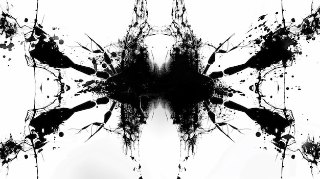 spider net rorschach inkblot