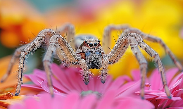 a spider that has a spider on its back