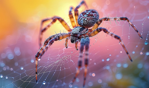 a spider that has a spider on its back