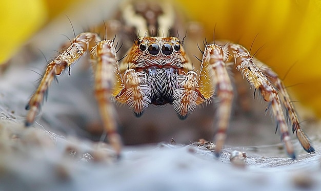 a spider that has a spider on its back