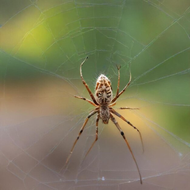 a spider that has a spider on its web