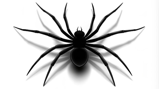 a spider that is black and has a black head that says quot spider quot on it