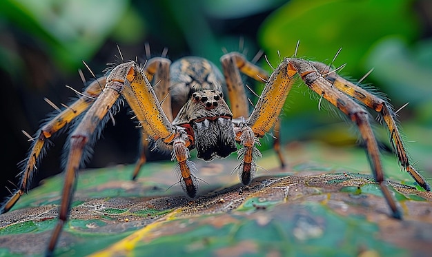 a spider that is on a plant