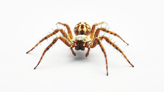 a spider that is on a white background