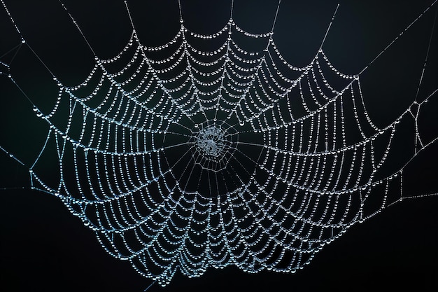 spider web with a spider web that has the number 3 on it