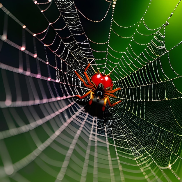 Spider and web