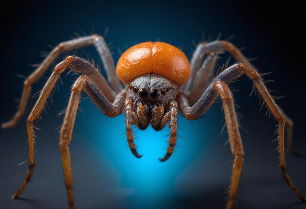 a spider with a spider on its head