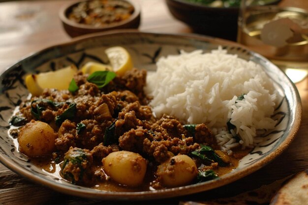 Spinach Keema Aloo Delight