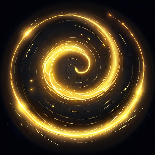 Photo a spiral is shown with a spiral design in the center