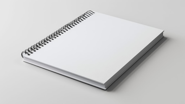 a spiral notebook with a spiral on top of it