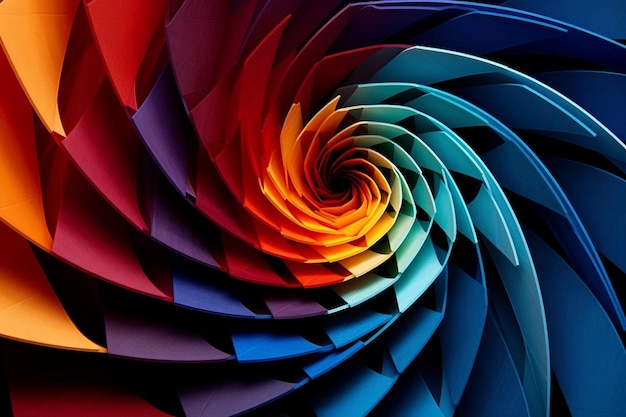 Spiral Sensation Geometric Pattern Photo