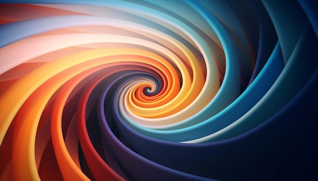 Spiral shape effect background