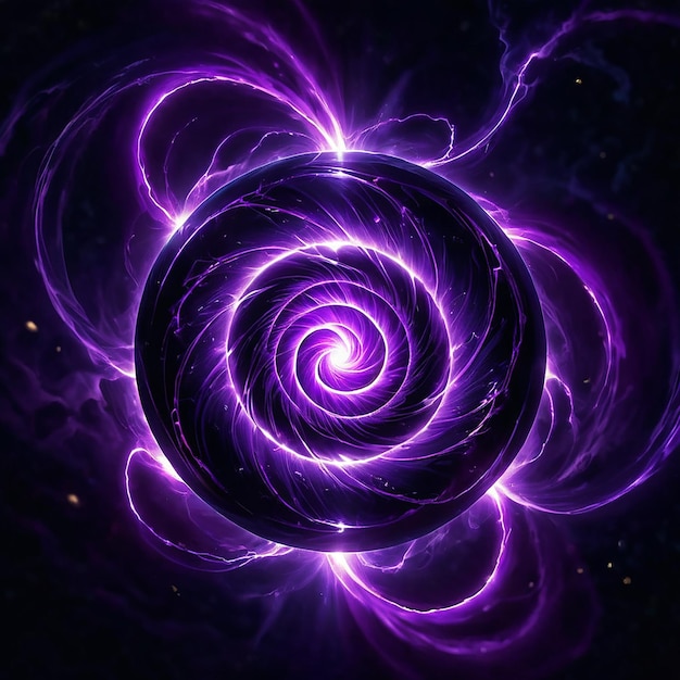 a spiral with purple and purple lines and the word spiral on the center