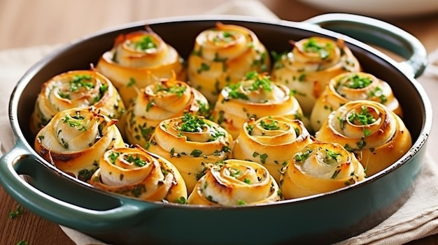 Spiraled Delight Pizza Snails