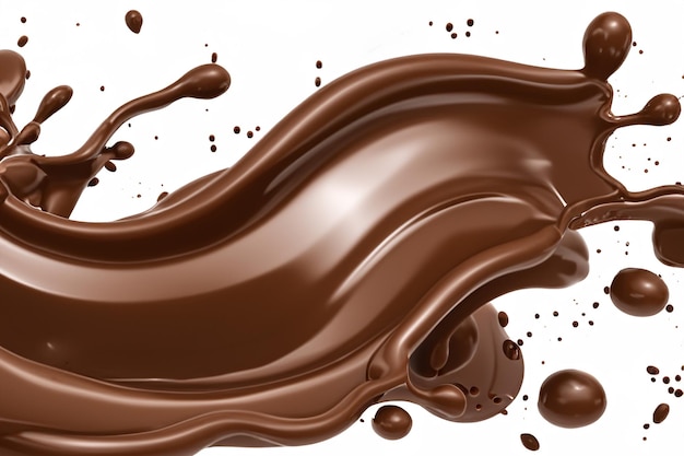 splash chocolate background