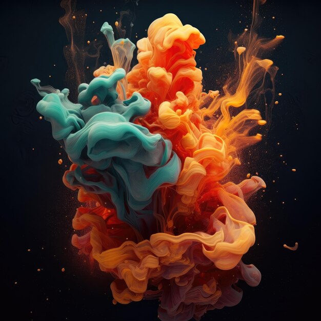 splash smoke ultra artsistic ai generative