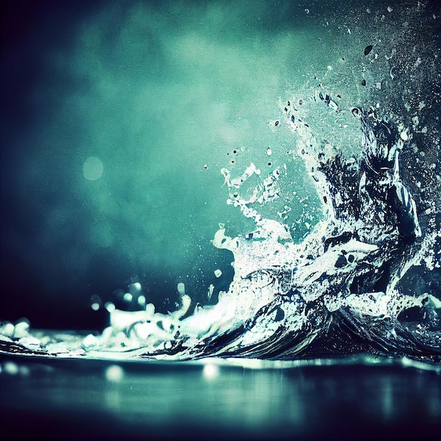 Splash water background