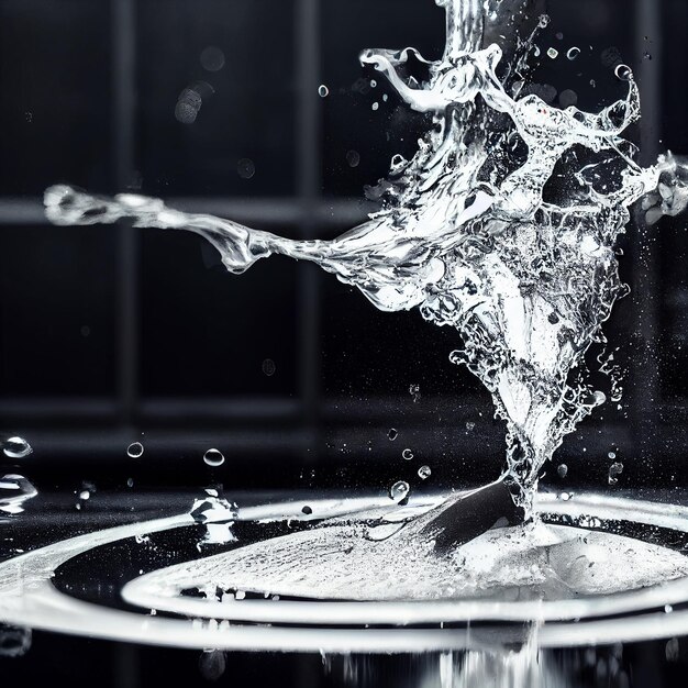 Splash water background