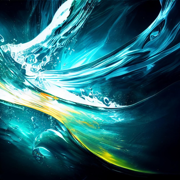 Splash water background