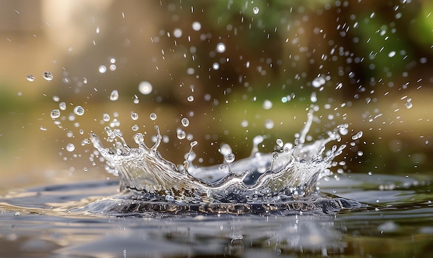 a splash of water that has the word splashes on it