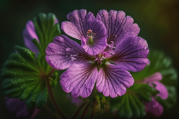 Splish splash39 Cransbill Geranium pratense in bloom