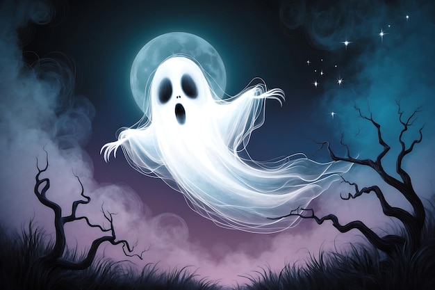 Photo spooky ghost wallpaper designs