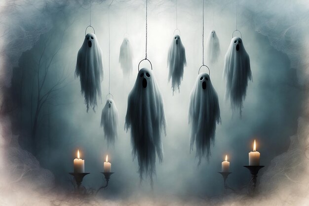 Photo spooky ghost wallpaper designs